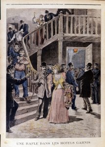 En sammanfattning av hotell - i "" Le Petit Journal"" du 04/08/1895 av Unknown artist