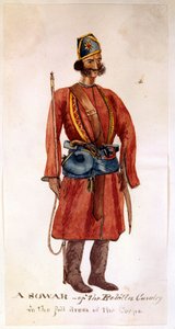 En sowar från Rohilla-kavalleriet av Unknown artist