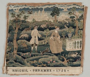 Abigail Parkman broderi av Unknown artist