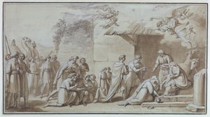 Tillbedjan av Magi av Unknown artist