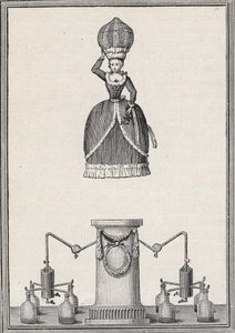 Aerostatisk figur - Enslens bröders "Aerian Nymph" (Christian Gottfried av Unknown artist