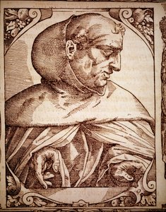 Albert den store i "Elogia Illustrium Virorum" av Unknown artist