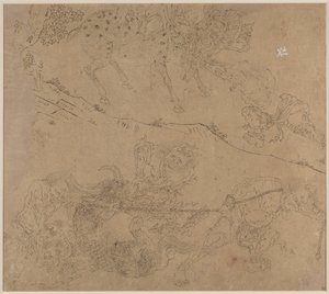 Album med daoistiska och buddhistiska teman: Search the Mountain: Leaf 47 av Unknown artist