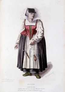 Alizon Fleurie i "Alizon"" (av JC Discret), i "" fransk teater på 1500- och 1600-talen före Moliere"" av Edouard Fournier av Unknown artist