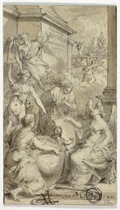 Historiens allegori av Unknown artist