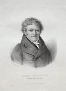 Aloys Senefelder av Unknown artist