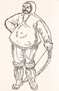 En eskimå - efter en akvarellteckning av John White av Unknown artist