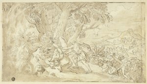 Apollo flygande Mars av Unknown artist