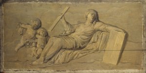 Arkitektur, mellan 1701 och 1800 (olja på trä) av Unknown artist