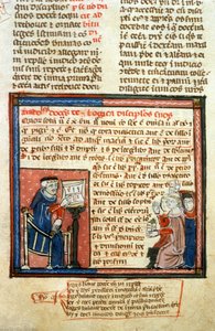 Aristoteles lärare - medeltidens belysning (ref. 418 av Unknown artist