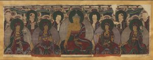 Församling av buddhistiska gudar av Unknown artist