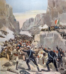 Slaget vid Abba Karima (Adoua, Etiopien) mellan Etiopien och Italien av Unknown artist