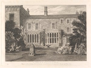 Bay Windows i Flower Garden på Farnley av Unknown artist