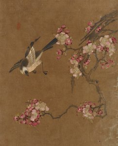 Fåglar och blommor av Unknown artist