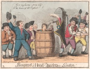 Bonapartes huvudkontor i London av Unknown artist