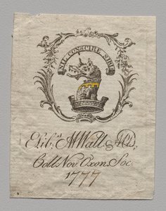 Bokskylt: Elizabeth M. Watt, M.D. av Unknown artist