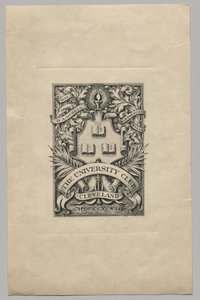 Bokskylt: The University Club, Cleveland av Unknown artist