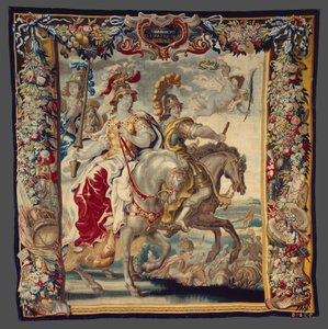 Caesar och Cleopatra njuter av livet från The Story of Caesar and Cleopatra av Unknown artist