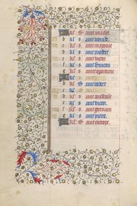 Kalender-sida av Unknown artist