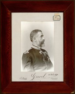 Carol Ier ou Charles Ier - Porträtt av kung Carol I av Rumänien (1839-1914), Anonym. Silvergelatinfotografering av Unknown artist