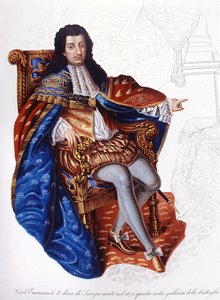 Charles Emmanuel II (1634 - 1675), hertig av Savojen. av Unknown artist