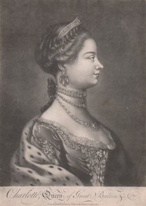 Charlotte, drottning av Storbritannien av Unknown artist