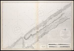 Sjökort över Nova Scotia, Fundybukten, Gullivers Hole till St Croix Bay, först publicerat den 10 februari 1858 av Unknown artist