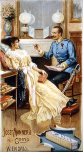 Chokladannons ”” Josef Manner & Gomp, Wien””. av Unknown artist