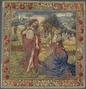 Kristus uppenbarar sig för Maria Magdalena ("Noli me tangere") av Unknown artist