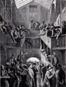 Konstantinopel: börsen i förorten Galata 1878. av Unknown artist