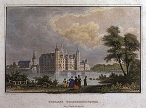Köpenhamn: Fredericksburg Castle av Unknown artist