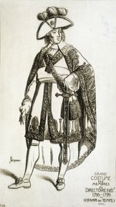 Kostym för ledamöterna i direktionen av Unknown artist