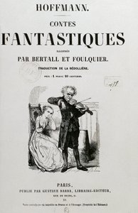 Rådman Krespel (Rat Krespel), omslag till "Les contes fantastiques" av Ernst Theodor Amadeus Hoffmann av Unknown artist