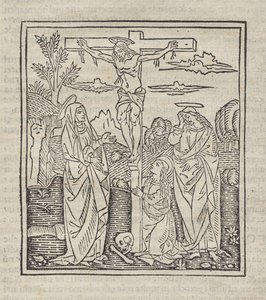 Korsfästelse; publicerad i Operette: Regel för alla religiösa, Avhandling om sakramentet och mässans mysterier, Ragola del bene vivendo av Unknown artist
