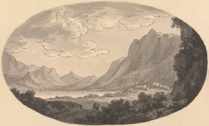 Cumberland landskap av Unknown artist
