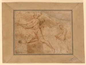 Cupid besöker Psyche av Unknown artist