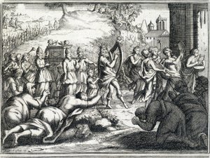 Davids dans (Gamla testamentet). av Unknown artist
