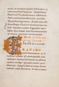 Dekorerad initial E av Unknown artist