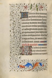 Dekorerad initial F; Dekorerad initial B av Unknown artist