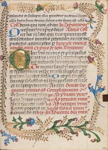 Dekorerad initial O av Unknown artist