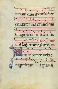 Dekorerad initial P av Unknown artist
