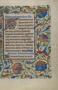 Dekorerat Initial S av Unknown artist