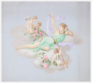 Dekorativ panel av Unknown artist