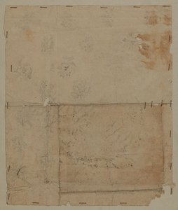 Designritning, sent 1700-tal av Unknown artist