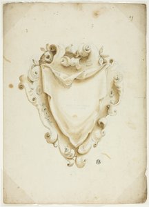 Design för täckbricka, med klot av Unknown artist