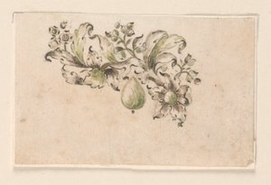 Design för en brosch av Unknown artist