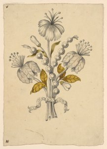 Design för en Corsage av Unknown artist