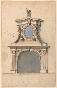 Design för en Mantelpiece av Unknown artist