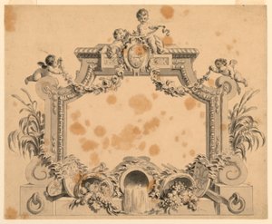 Design för en titelsida av Unknown artist