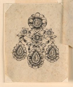Design för ett örhänge av Unknown artist